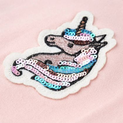 Детска тениска, светлорозово, 140