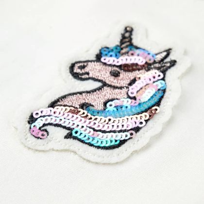 Детска тениска, екрю, 116