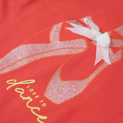 Детска тениска, червена, 140