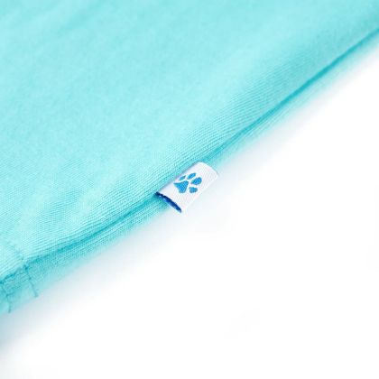 Детска тениска с къс ръкав, аква, 104