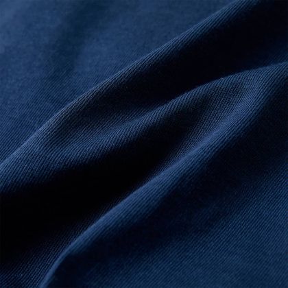 Детска тениска с къс ръкав, тъмносиня, 116