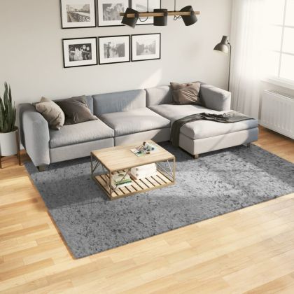 Шаги килим с дълъг косъм "PAMPLONA" модерен сив 200x280 см