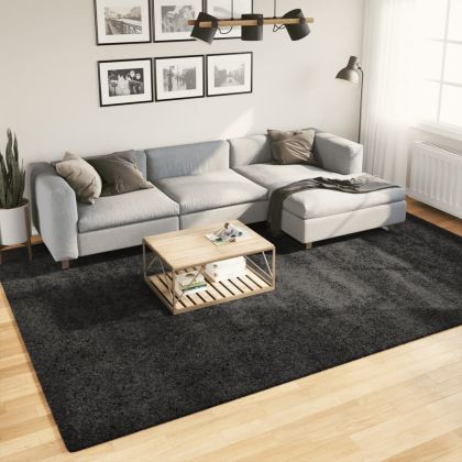 Шаги килим с дълъг косъм "PAMPLONA" модерен антрацит 240x340 см