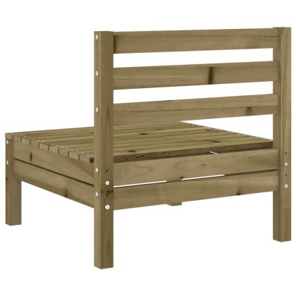 Градинско кресло без подлакътници, импрегниран бор