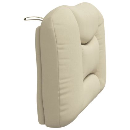 Мека табла за легло Hvar, кремава, 90 см, плат