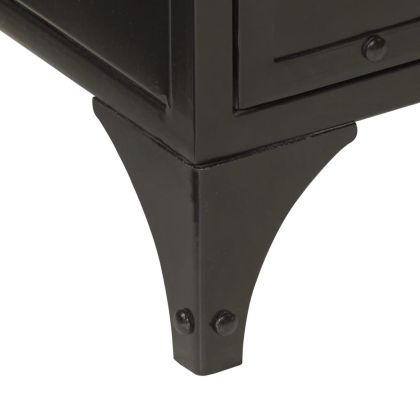 Шкаф за баня 40x27x90 см масивно мангово дърво