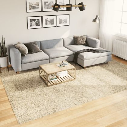 Шаги килим с дълъг косъм "PAMPLONA" модерен златист 240x340 см