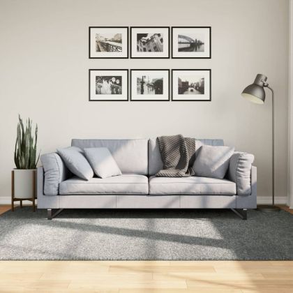 Шаги килим с дълъг косъм "PAMPLONA" модерен зелен 160x230 см