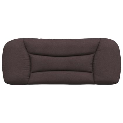 Мека табла за легло Hvar, тъмнокафява, 100 см, плат