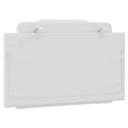 Мека табла за легло Viana, бяла, 80 см, изкуствена кожа