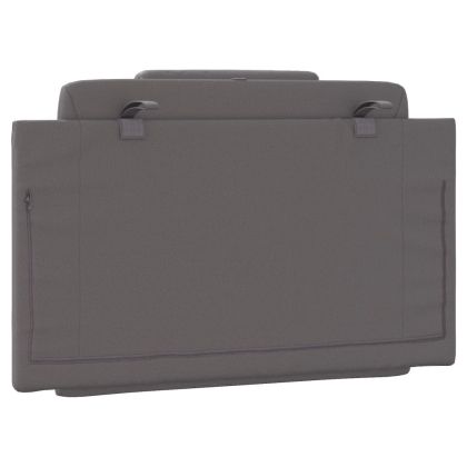 Мека табла за легло Viana, сива, 80 см, изкуствена кожа