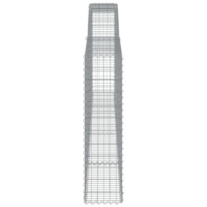 Габионни кошници арка 15 бр 400x30x120/140см поцинковано желязо