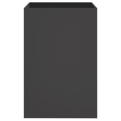 Кашпа, черна, 52x48x75 см, стомана