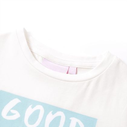 Детска тениска, екрю, 92