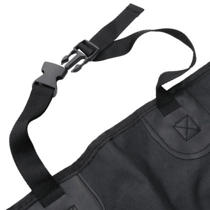 Покривало за седалка за кола за кучета черно 137x46x50 см