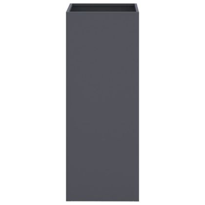 Кашпа, антрацит, 32x29x75 см, стомана