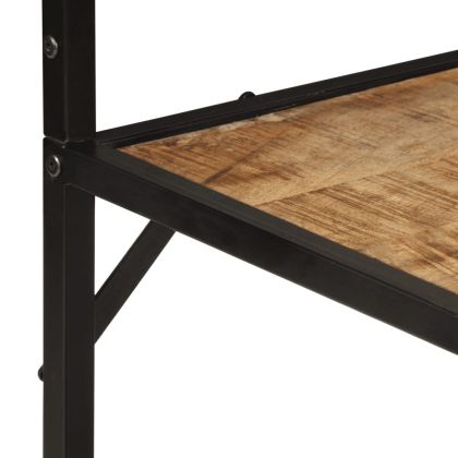 Етажерка портманто 90x35x180 см масивно дърво манго и желязо