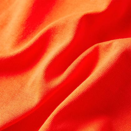 Детска тениска с дълъг ръкав, яркооранжево, 116