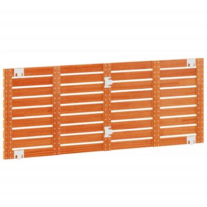 Стенна табла за спалня, 166x3x63 см, борово дърво масив