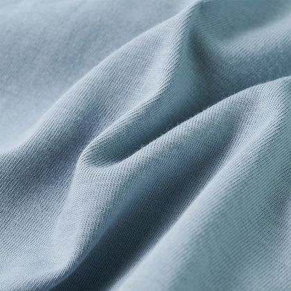 Детска тениска с дълъг ръкав, светлосиня, 128