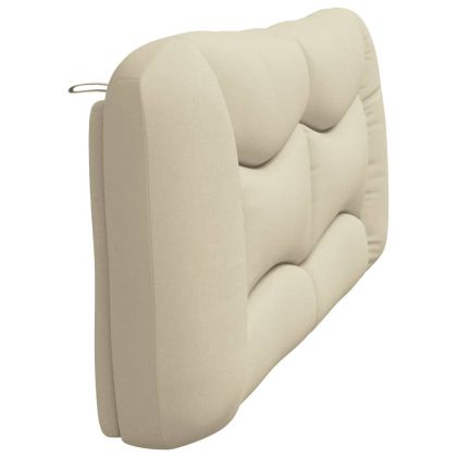 Мека табла за легло Hvar, кремава, 200 см, плат