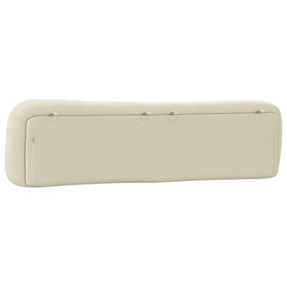 Мека табла за легло Hvar, кремава, 200 см, плат