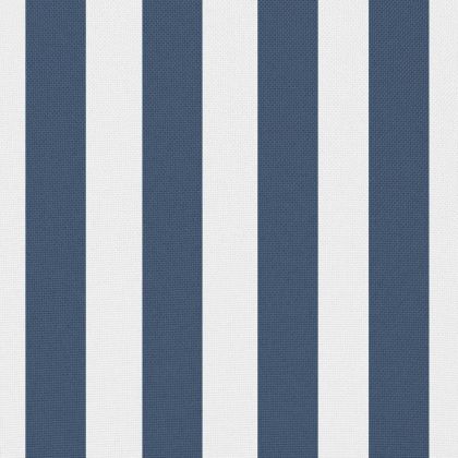 Градински възглавници, 4 бр, райета, 45x45 см, тъмносини