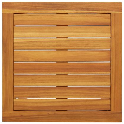 Градински лаундж комплект, черен, 5 части, полиратан и акация