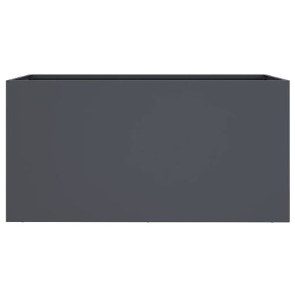 Кашпа, антрацит, 62x30x29 см, стомана