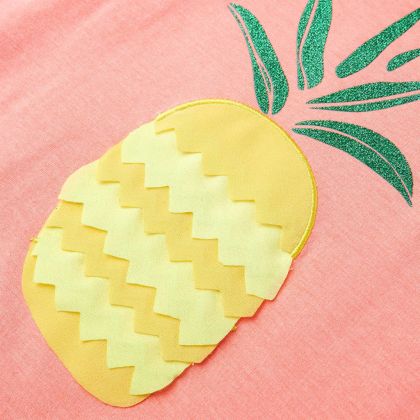 Детска тениска, неоново коралова, 128