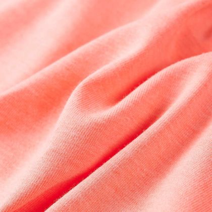 Детска тениска, неоново коралова, 140