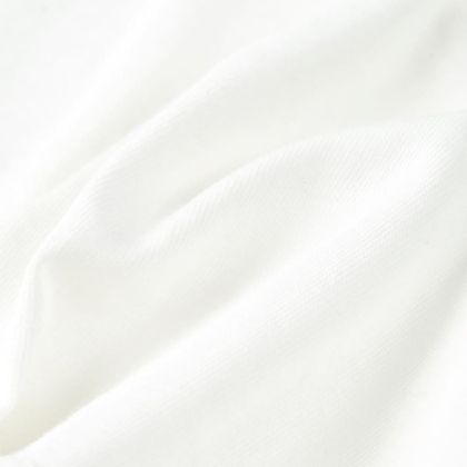 Детска тениска с къс ръкав, екрю, 92