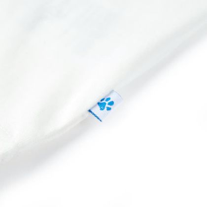 Детска тениска с къс ръкав, екрю, 116