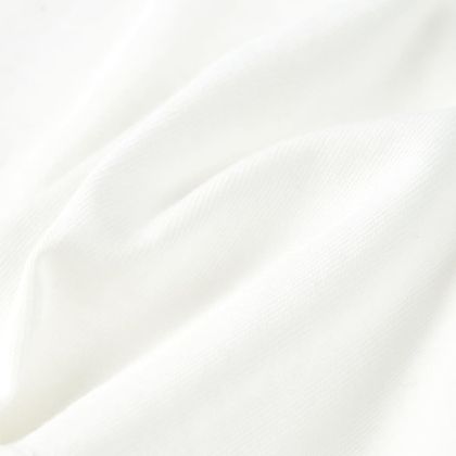 Детска тениска с къс ръкав, екрю, 116