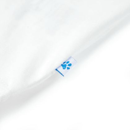 Детска тениска с къс ръкав, екрю, 128