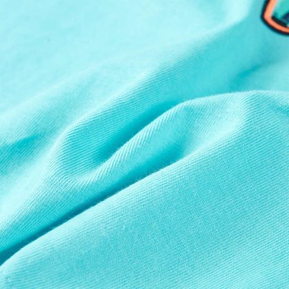 Детска тениска с къс ръкав, аква, 92