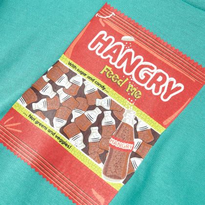 Детска тениска с къс ръкав, тъмна мента, 104