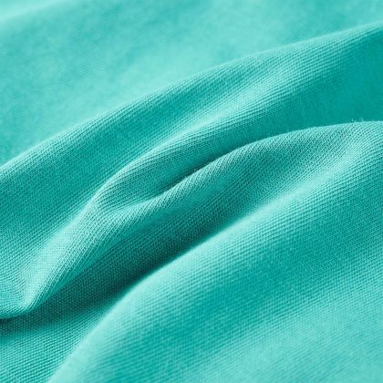 Детска тениска с къс ръкав, тъмна мента, 104