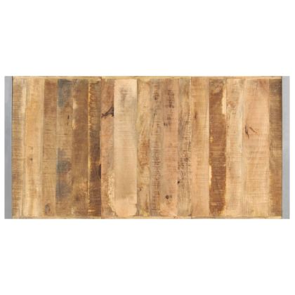 Маса за кафе, 180x90x40 см, грубо мангово дърво