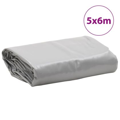 Брезент сив 5x6 м 650 г/м²