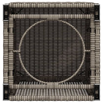 Покриваща маса резервоар за пропан сива 40x40x60 см полиратан