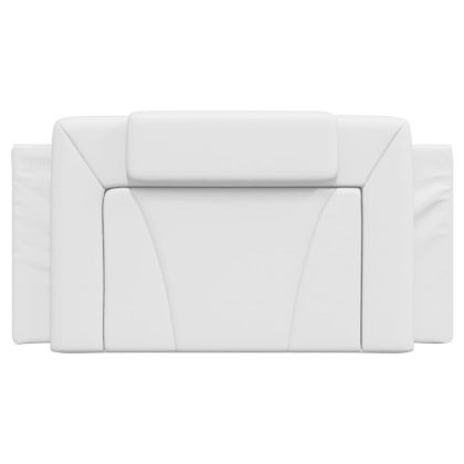 Мека табла за легло Viana, бяла, 100 см, изкуствена кожа