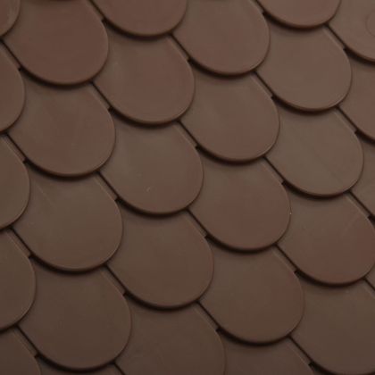 Кучешка колиба, кафява, 71x71,5x68 см, РР