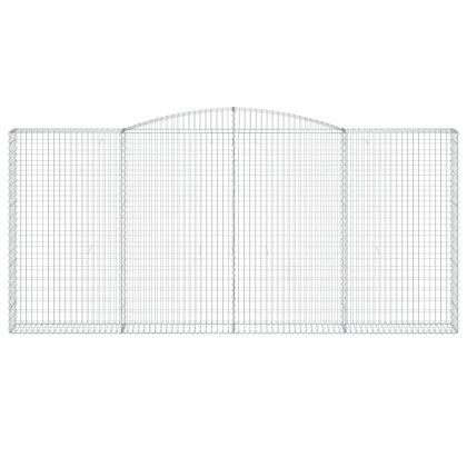 Габионни кошници арка 9 бр 400x30x180/200 см поцинковано желязо