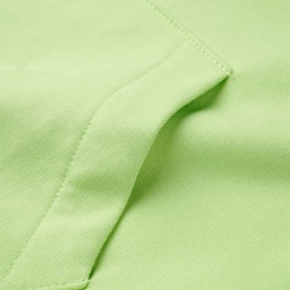 Детски суитшърт с качулка, синьо и нежно жълто, 104