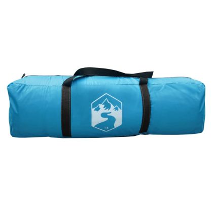 Семейна куполна палатка, 6-местна, синя, водоустойчива