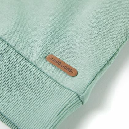 Детски суитшърт, светло каки, 128