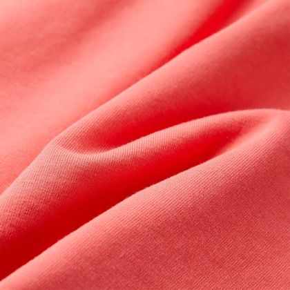 Детска рокля с шнур, коралово, 116