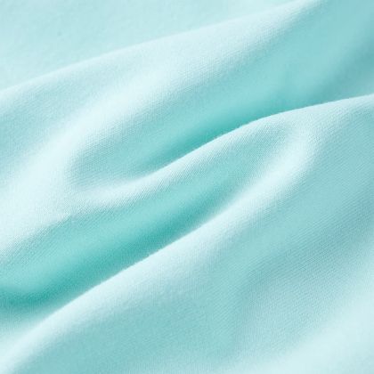 Детски суитшърт с качулка, светла аква, 116