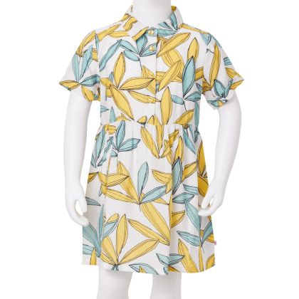 Детски рокля, екрю, 116